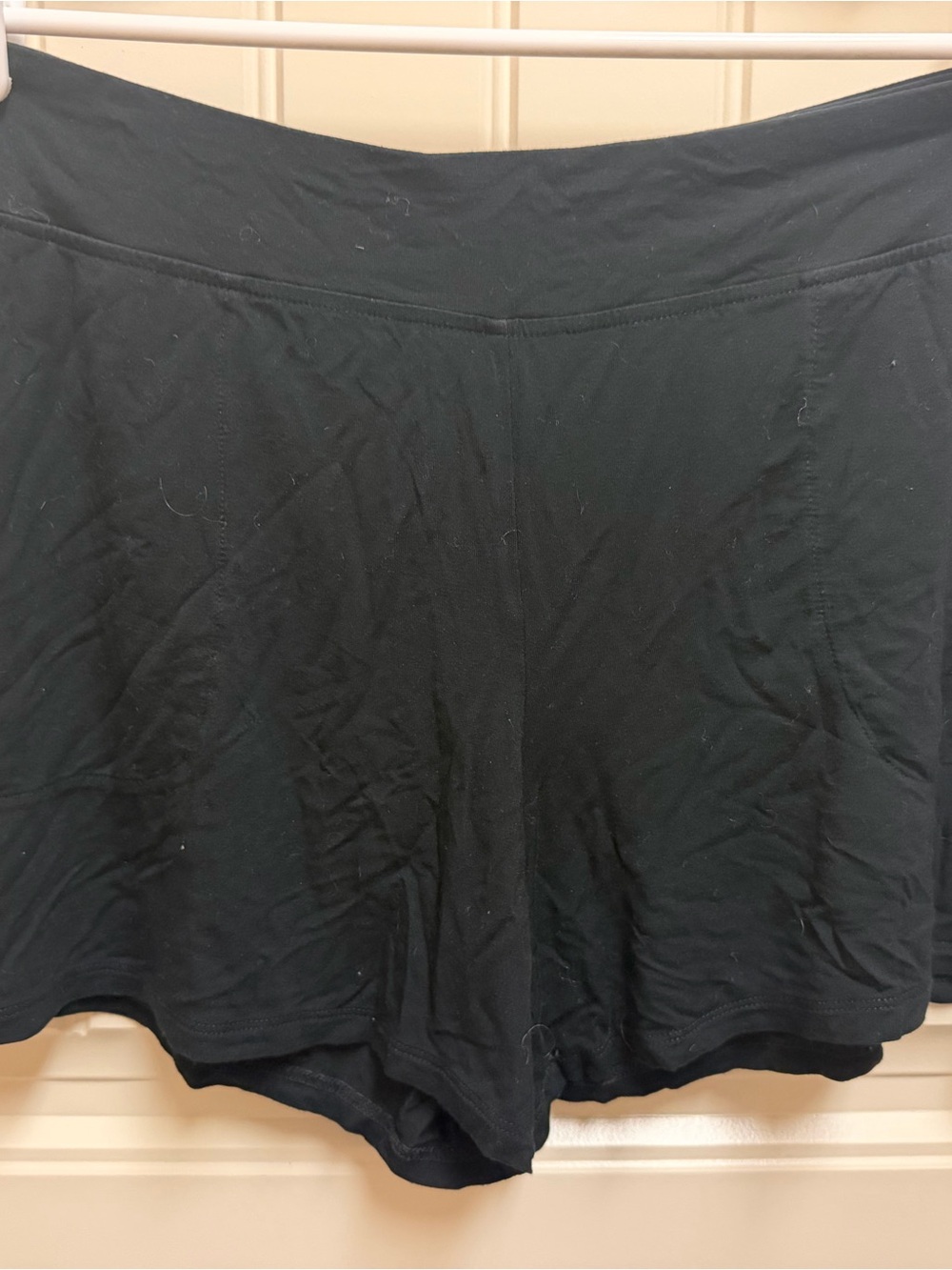Soma Black Lounge Skirt-Short